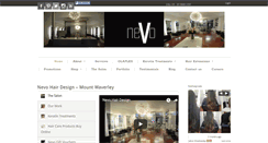 Desktop Screenshot of nevo-hair-design.com.au