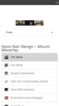 Mobile Screenshot of nevo-hair-design.com.au